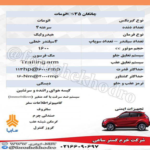 کاتالوگ چانگان CS35